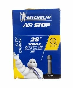 Chambre à Air Gravel 700B/C 28x13/8 1.85 Michelin Airstop A3 Schrader