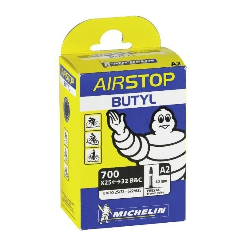 Chambre à Air VTC Michelin A2 700x25-32 B&c Presta 1 Chambre à Air VTC Michelin A2 700x25-32 B&c Presta