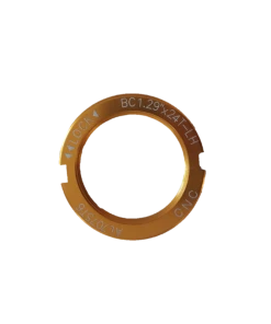 Contre écrou Pignon Fixe BC1.29"x24T CNC Alu Jaune