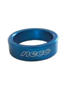 Entretoise Velo NECO Aluminium Jeu De Direction 1"1/8 10 Mm Bleu