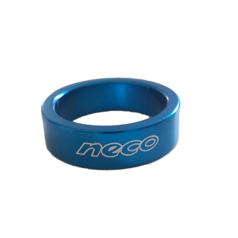 Entretoise Velo NECO Aluminium Jeu De Direction 1"1/8 10 Mm Bleu 1 Entretoise Velo NECO Aluminium Jeu De Direction 1"1/8 10 Mm Bleu