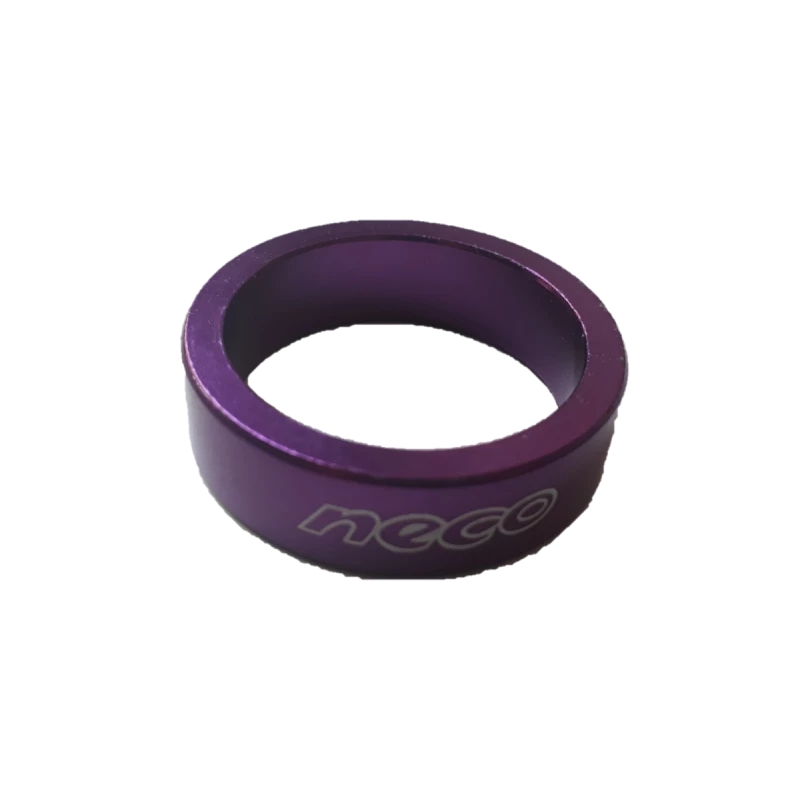 Entretoise Velo NECO Aluminium Jeu De Direction 1"1/8 10 Mm Violet 1 Entretoise Velo NECO Aluminium Jeu De Direction 1"1/8 10 Mm Violet