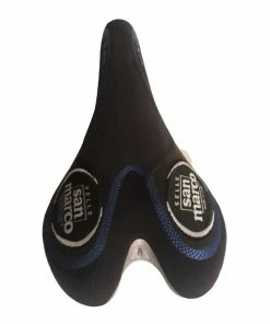 Selle San Marco Era K Titanium Bleue Et Noire -Pas Cher VTT Magasin selle san marco era k titanium bleue et noire 3